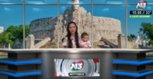 periodista mexicana bebé
