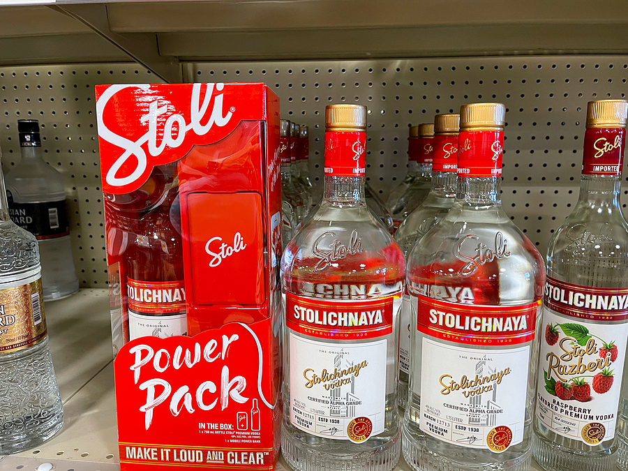 Stolichnaya vodka marcas rusas