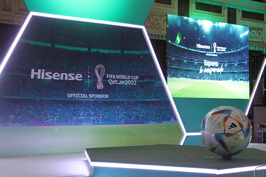"Expect the unexpected", Hisense activation that takes you to Qatar 2022