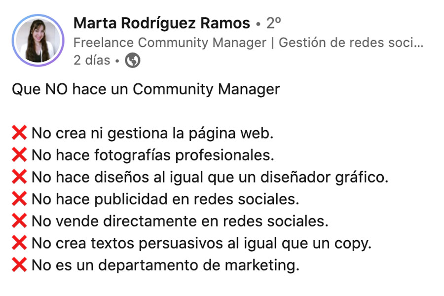 labores Community Manager