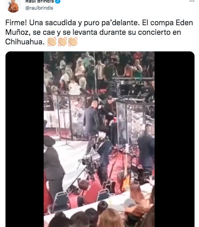 caída de Edén Muñoz