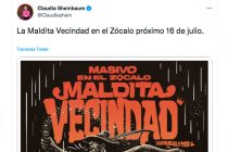 Claudia Sheinbaum Maldita Vecindad Zócalo