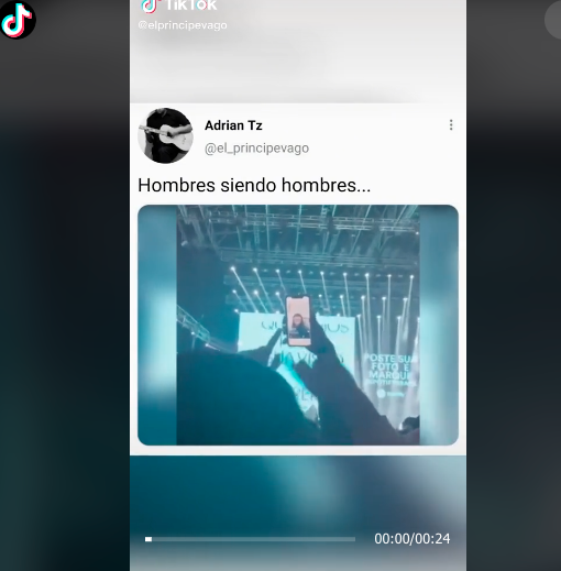 Tinder protagonista en concierto