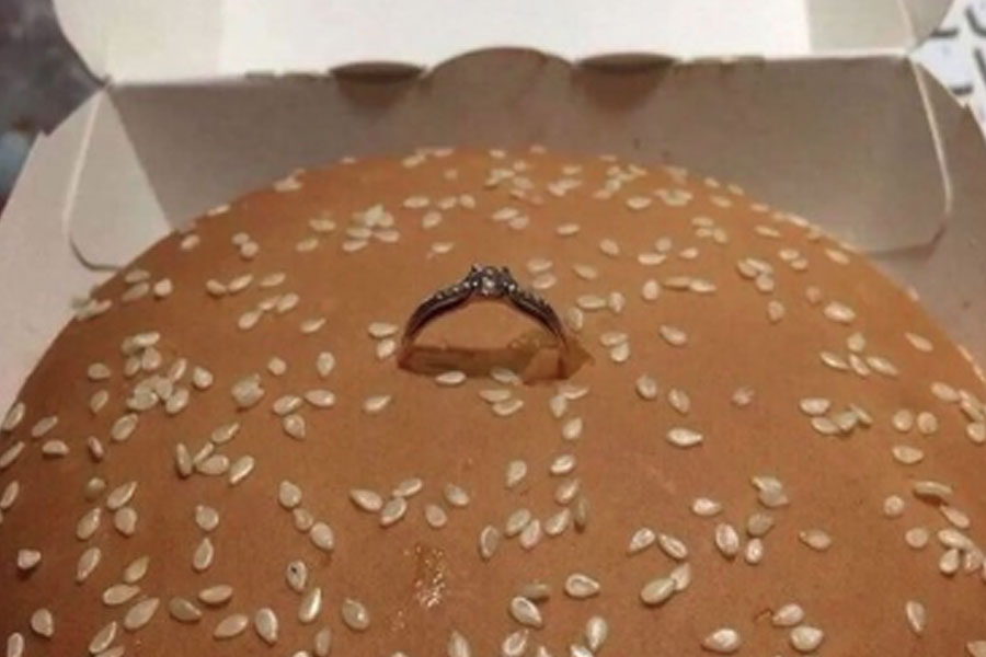 propuesta matrimonio Burger King