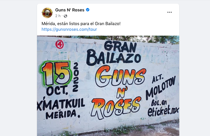 Guns N' Roses gira