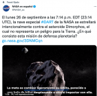 asteroide Dimorphos DART NASA