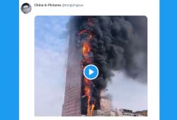 incendio torre telecom china