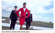 Virgin Atlantic sobrecargues uniformes