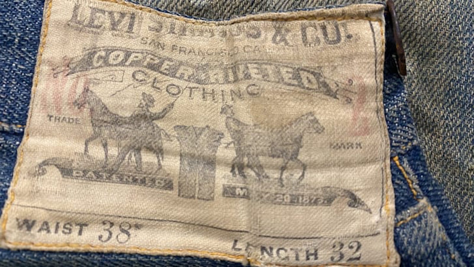 Nineteenth-century Levi's jeans sold for more than a million pesos