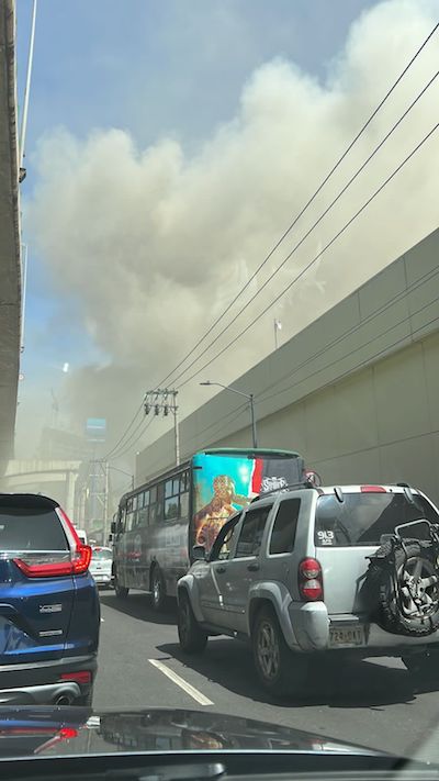 Galerias El Triunfo suffers fire in San Jerónimo branch