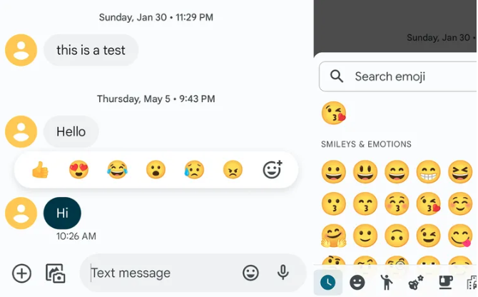 Google Messages emojis 02