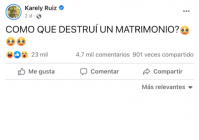 Karely Ruiz divorcio