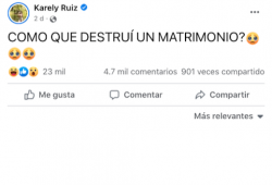 Karely Ruiz divorcio