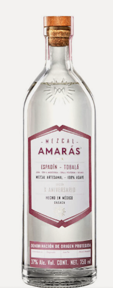 Artisanal Amarás mezcal.