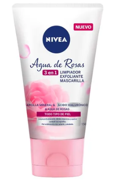 Nivea rose water.