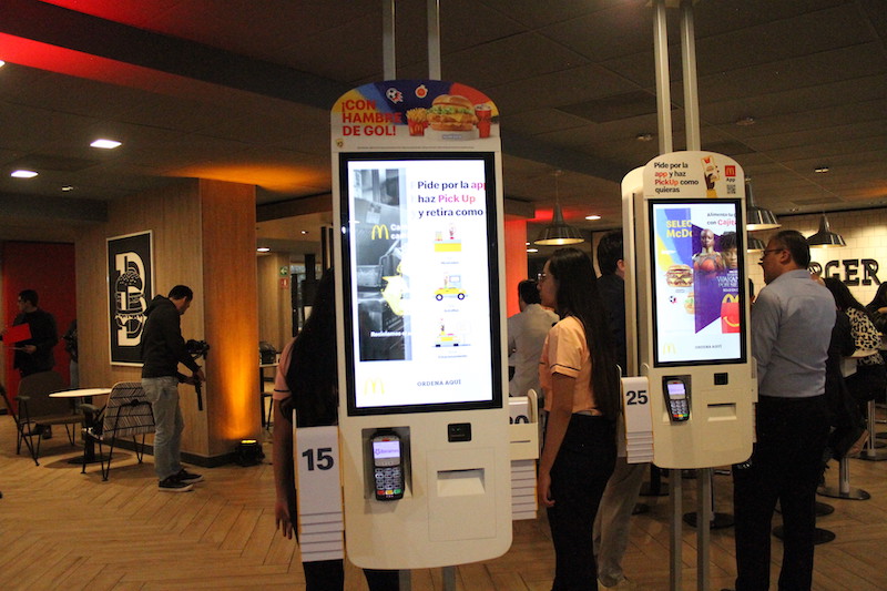 Kioskos tecnológicos de McDonalds