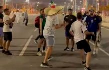 mexicanos argentinos pelea qatar