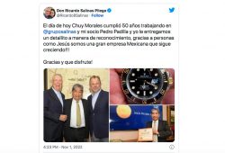 Ricardo Salinas empleado Rolex