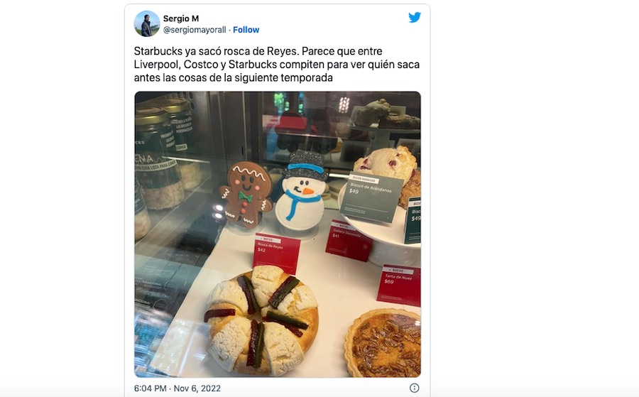 Starbucks Already Sells Rosca De Reyes And This Costs 310 Calories -  Bullfrag