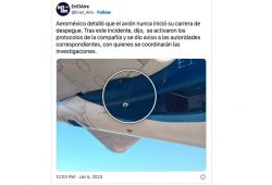Aeroméxico bala avión Culiacán