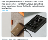 walkman Sony iPod