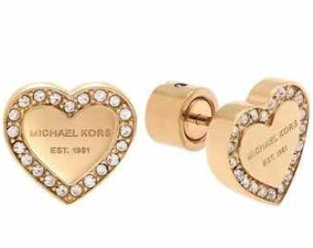 Michael heart earrings