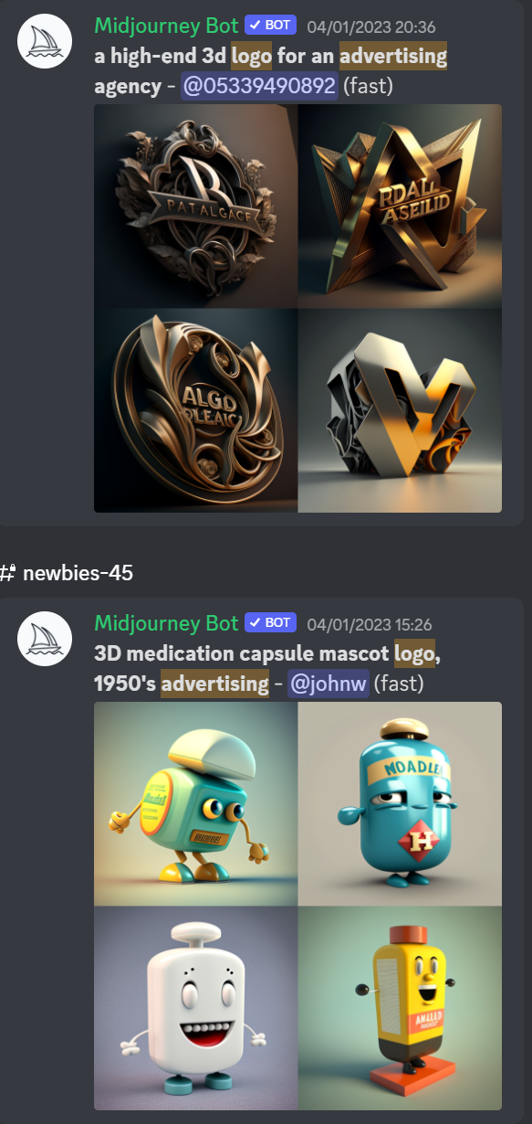 logo 3D agencia publicidad