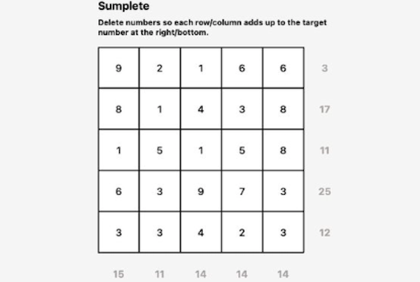 ChatGPT ha inventado una alternativa al Sudoku: "Sumplete"