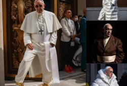 IA muestra al Papa Francisco como icono de la moda