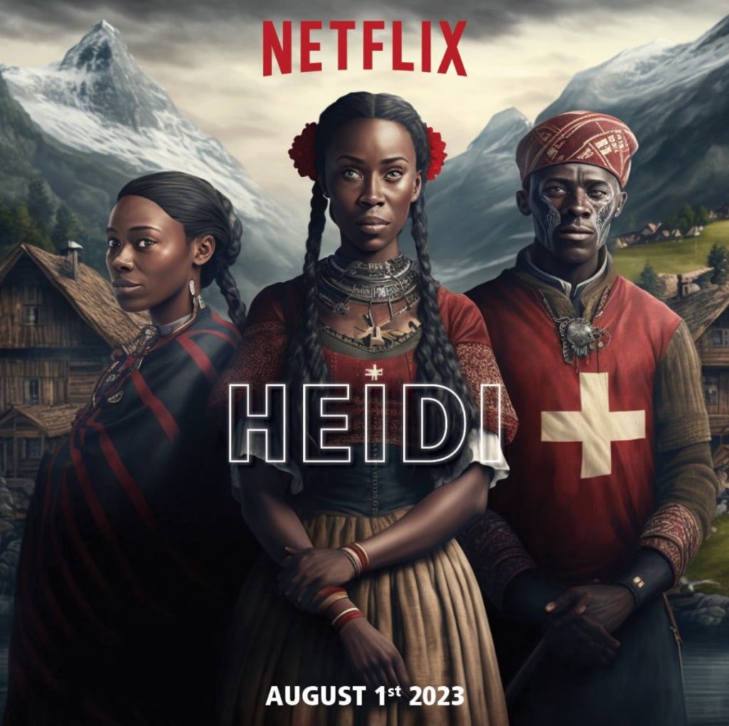 Heidi as an African character on Netflix? - Merca2.0 Magazine