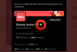 twitter verificaicon oro disney jr