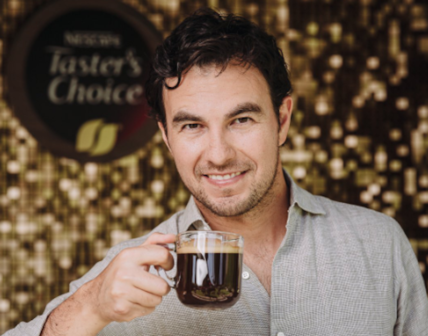 Nescafé Taster’s Choice con Chéco Pérez rumbo al Gran Premio de México