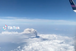 Pasajero capta video del Popocatépetl activo y desata controversia 