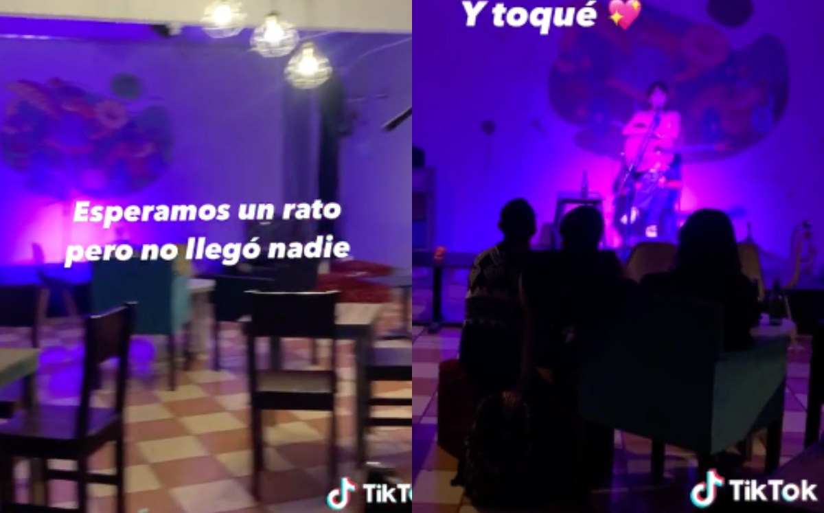Piosenkarka daje koncert w Puebla i nikt nie idzie, historia staje się wirusowa