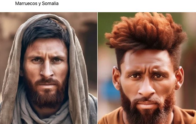 This is how Messi would be if he had been born in South Korea, according to IA