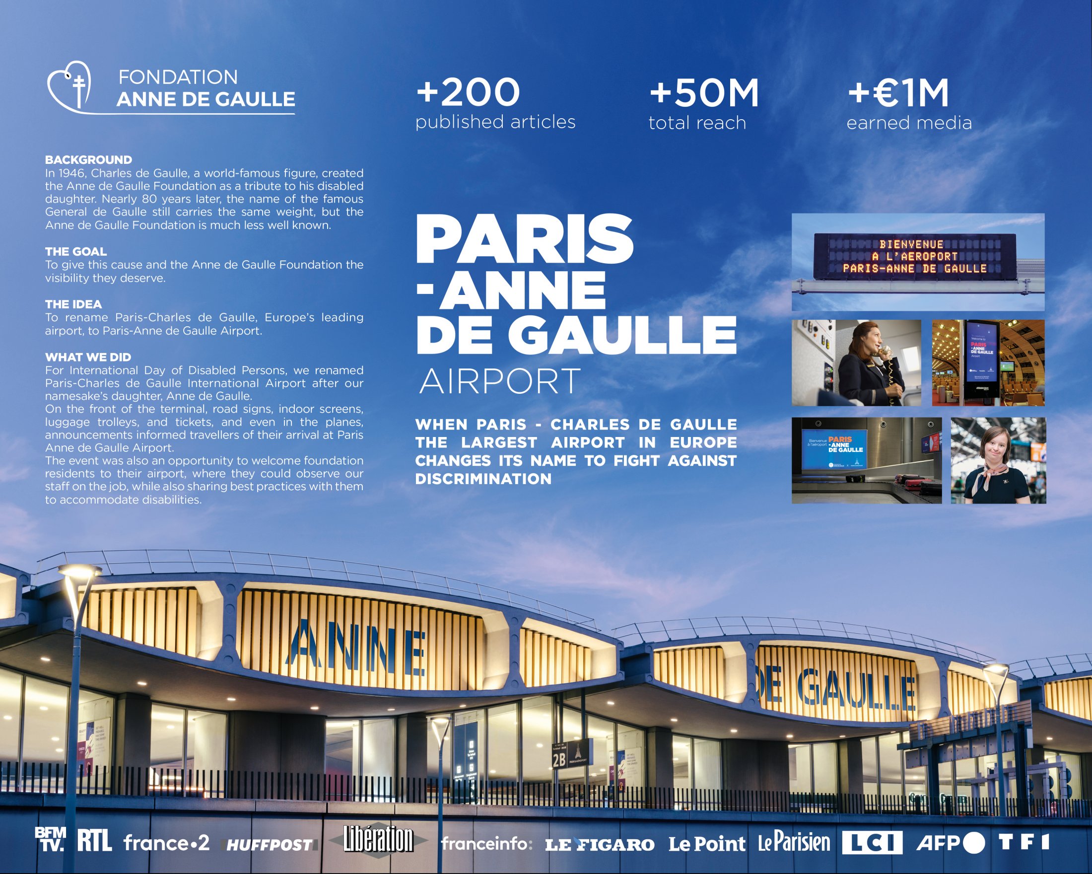 Anna de Gaulle campaign Grand Prix for Good