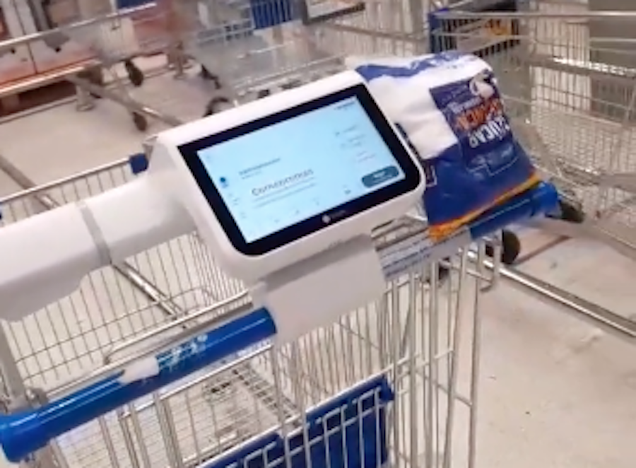 Así son las pantallas futuristas de Walmart