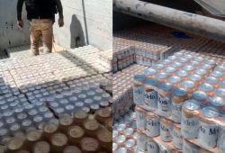 Decomisan cargamento de cervezas Modelo clonadas en Oaxaca