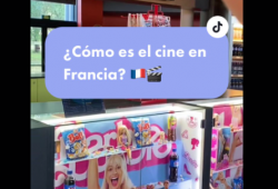 Mexicana visita el cine en Francia y sufre decepción