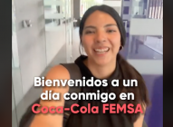 Trabajadora de Coca-Cola FEMSA muestra su día de trabajo