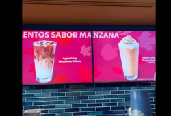 Starbucks sorprende con nueva bebida sabor pay de manzana