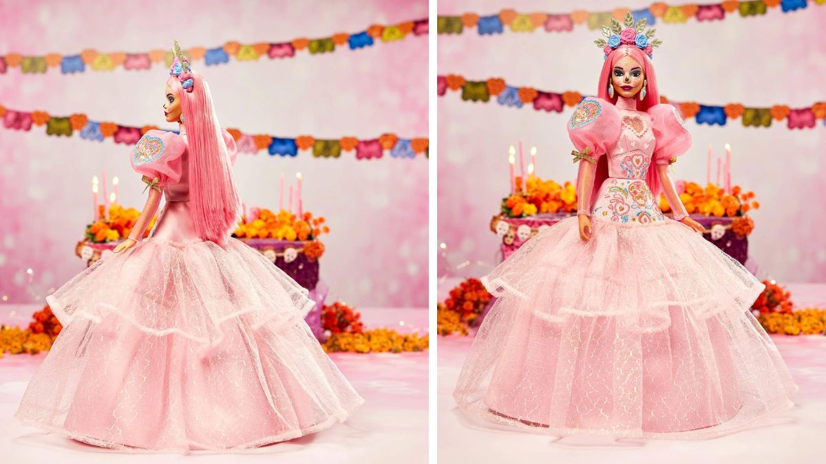 Así luce la Barbie Día de Muertos 2023 x Pink Magnolia Fotos Revista