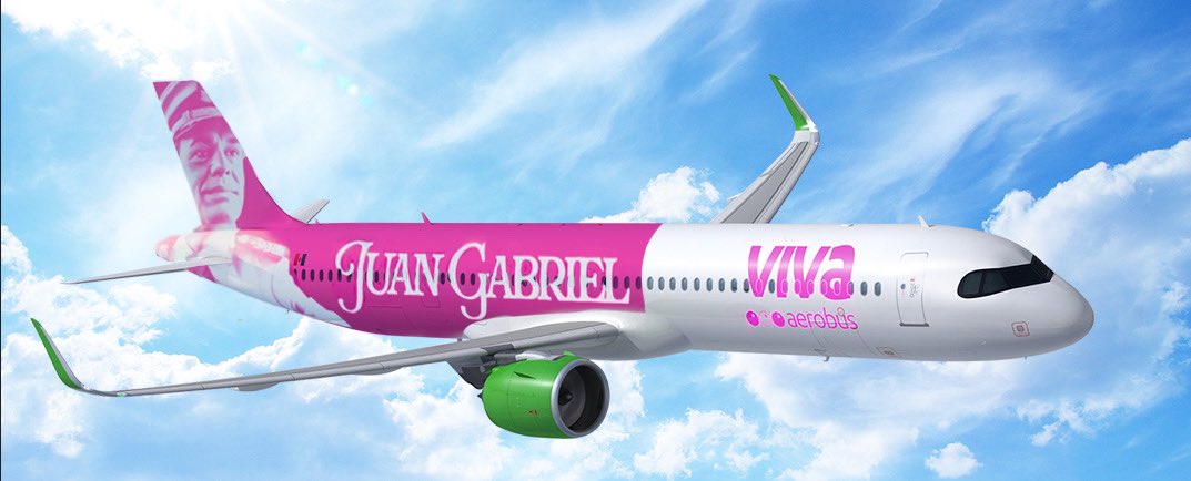 Viva Aerobus Pays Tribute to Juan Gabriel with a Special Aircraft