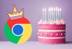 feliz aniversario google chrome
