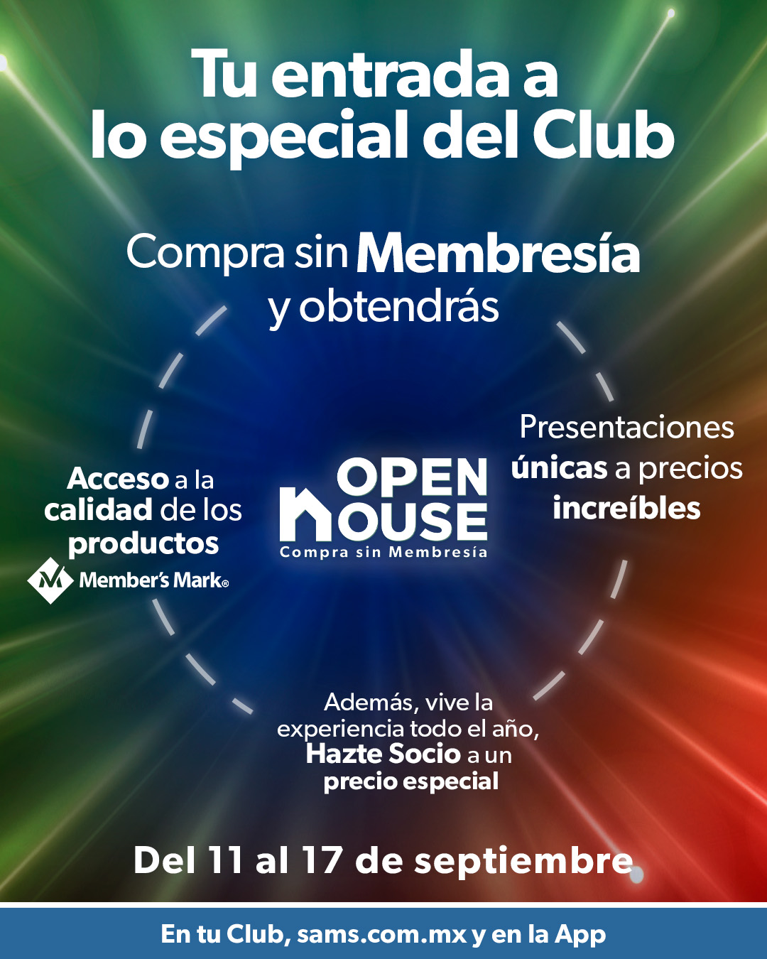 Sam's Club anuncia Open House podrás comprar sin membresía en estas