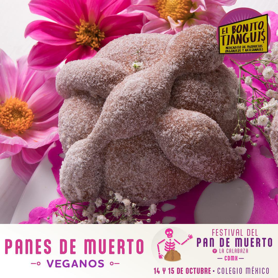 Pan de muerto vegano