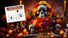 CALENDARIO ESCOLAR PUENTE DIA DE MUERTOS 2023