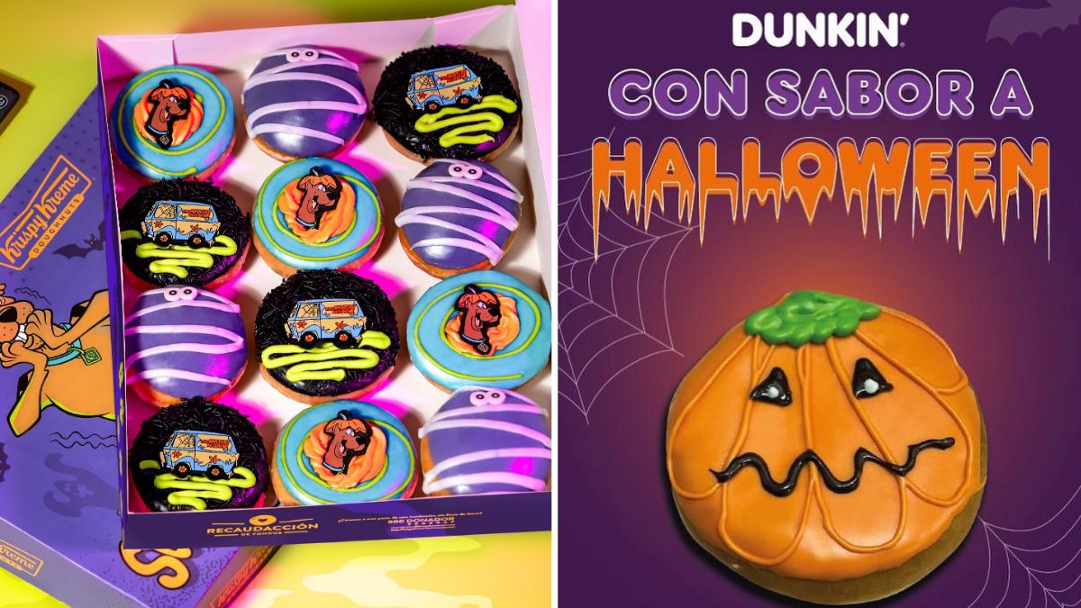 Donas edición especial Halloween 2023: Krispy Kreme vs Dunkin Donuts