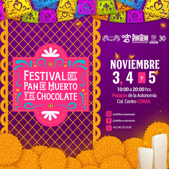 FESTIVAL DEL PAN DE MUERTO Y EL CHOCOLATE 2023