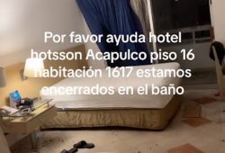 Por medio de TikTok pide ayuda de rescate en Acapulco